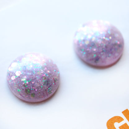 Amethyst Magic / Glitter Resin Blythe Eye Chips
