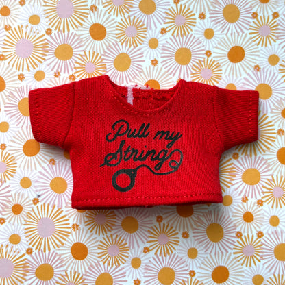 Pull My String Crop Tee for Blythe