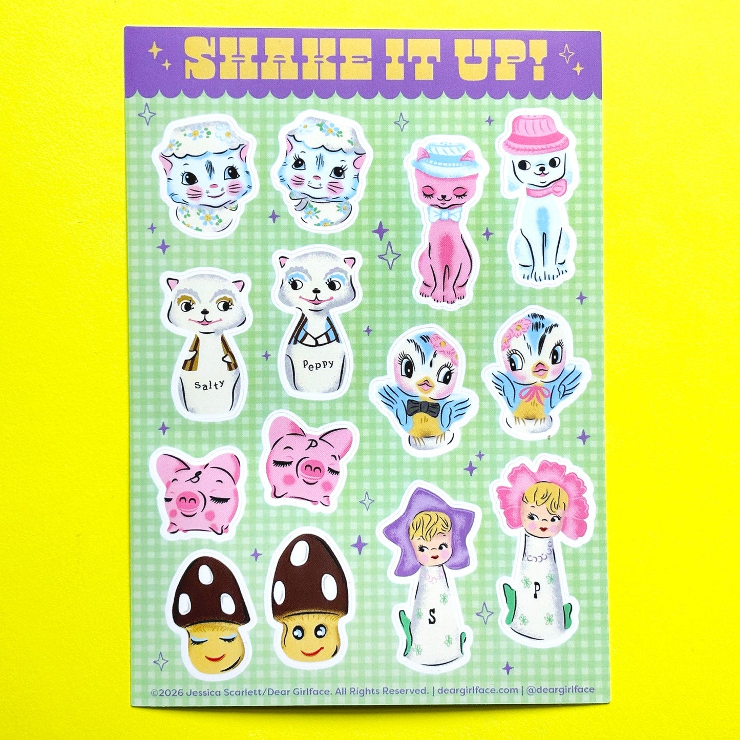 Shake It Up! Sticker Sheet