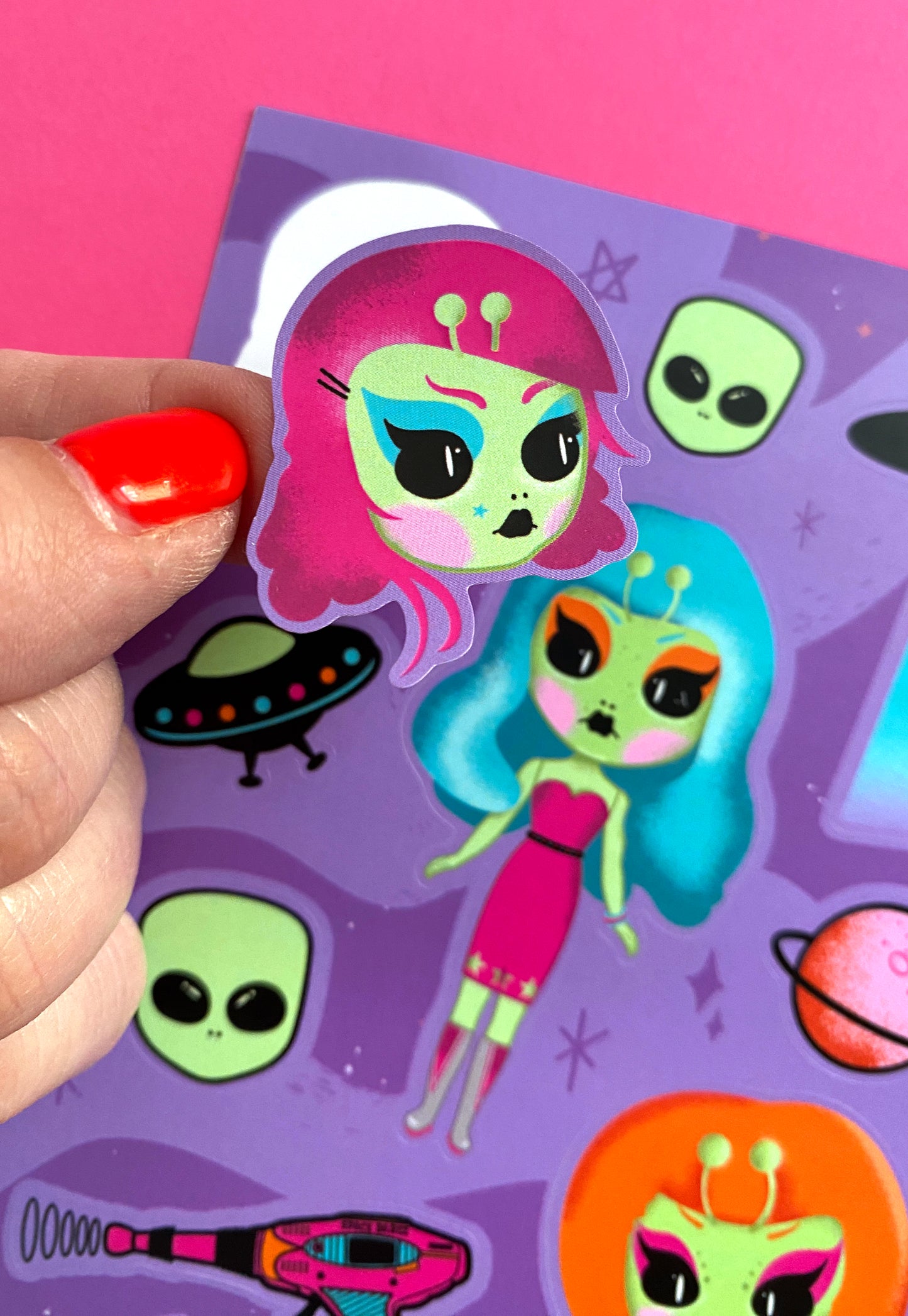 Space Babez Sticker Sheet