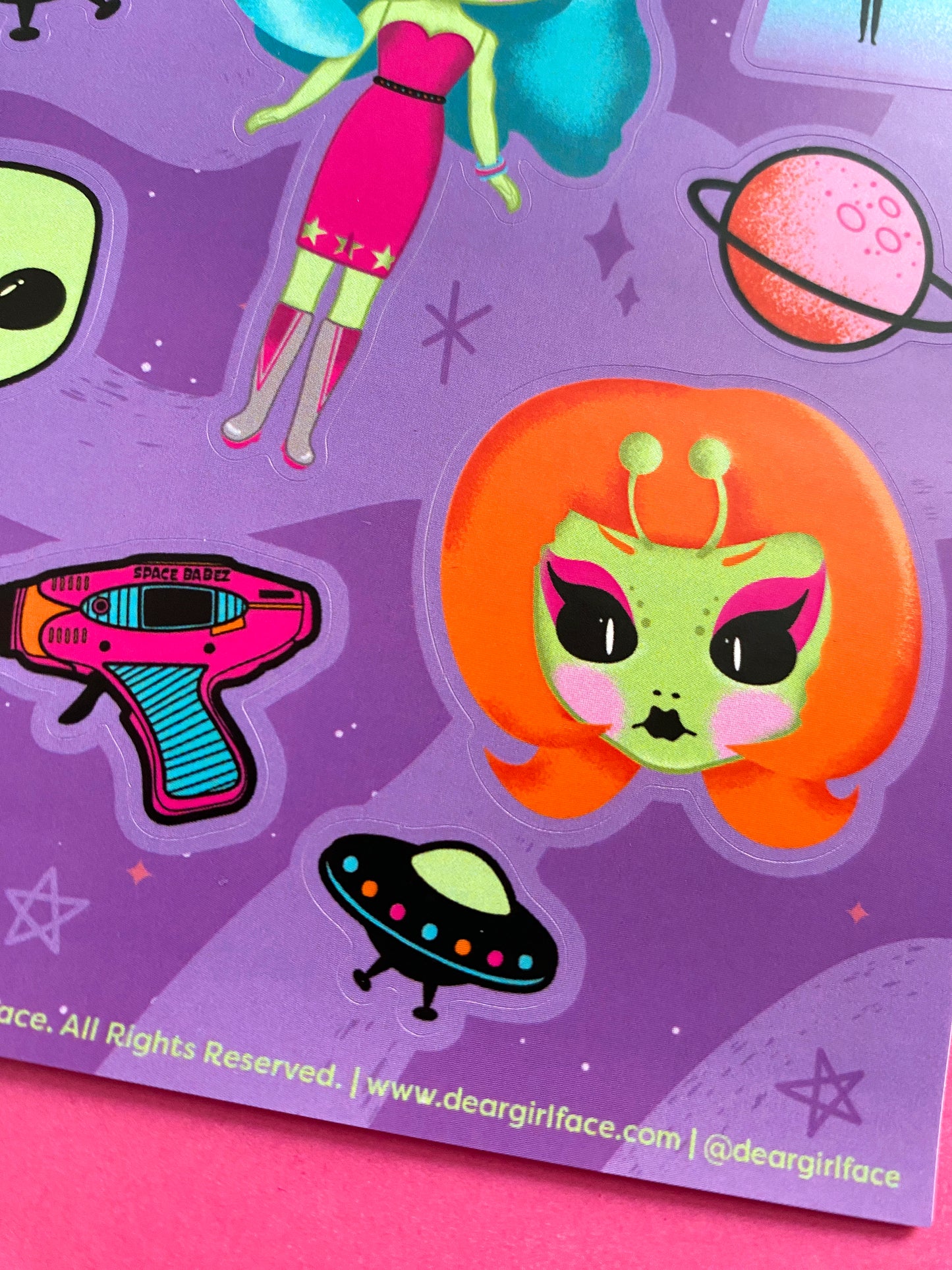 Space Babez Sticker Sheet