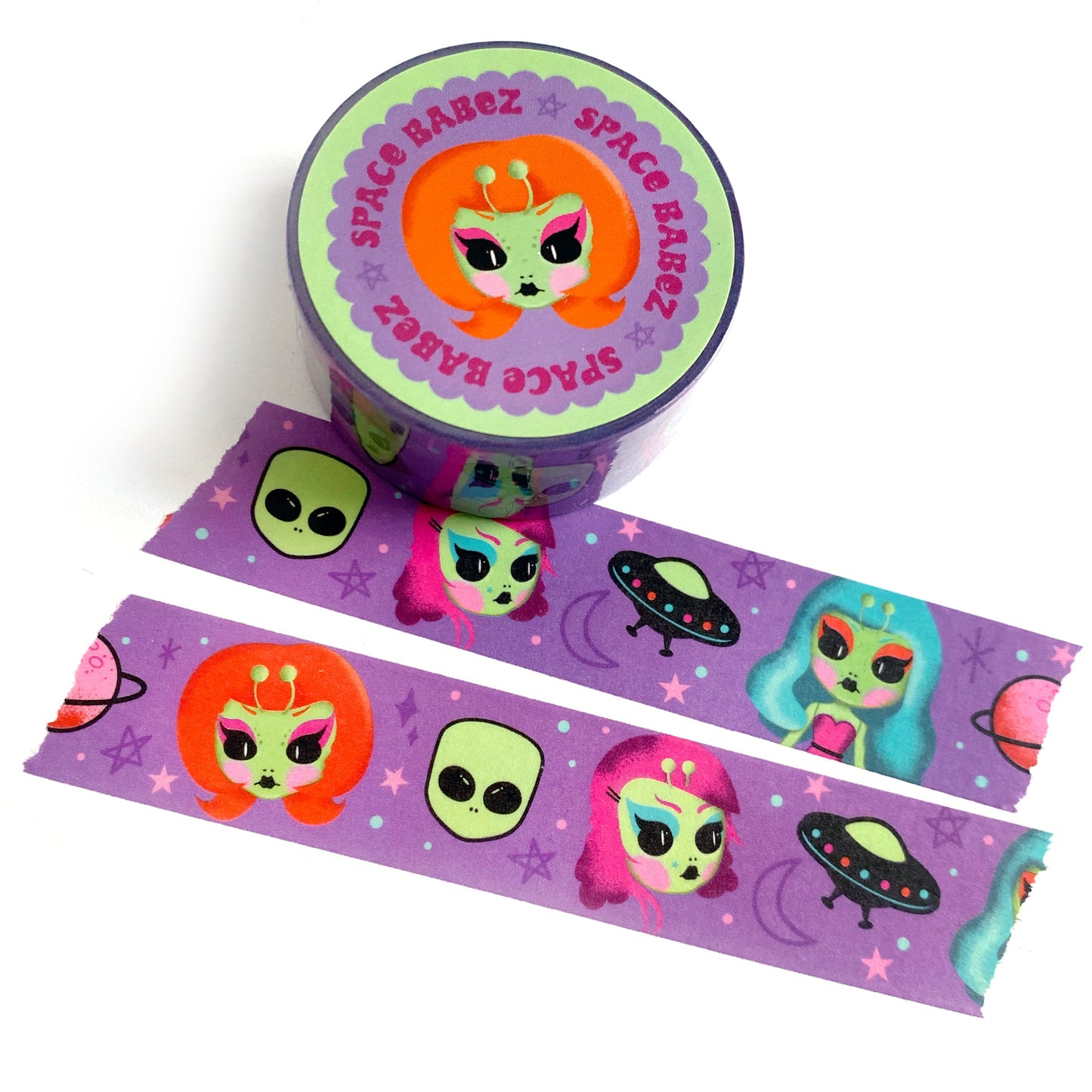 Space Babez Wide Washi Tape