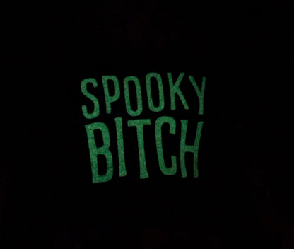 Spooky Bitch Glow Crop Tee for Blythe
