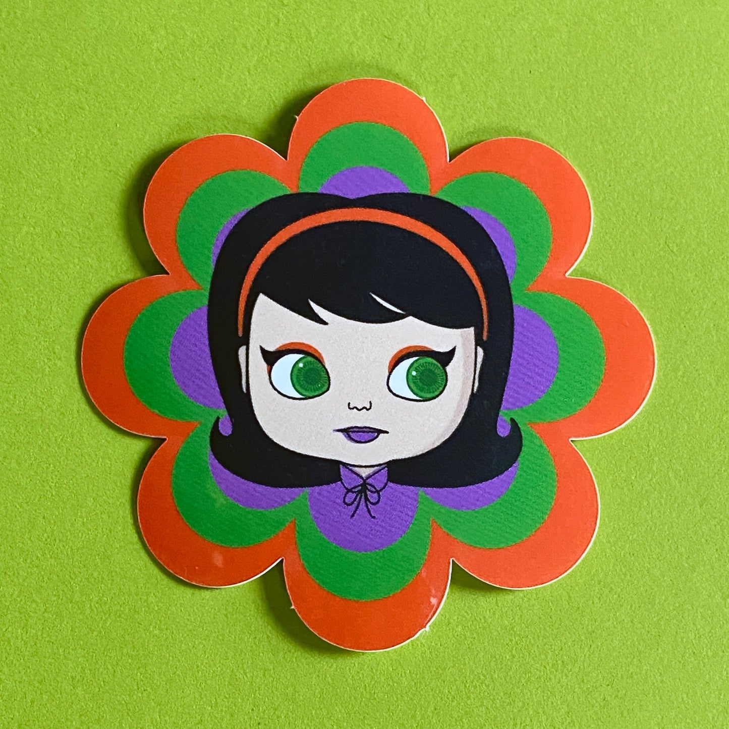 Spooky Edition Bloomin' Goldie Vinyl Sticker