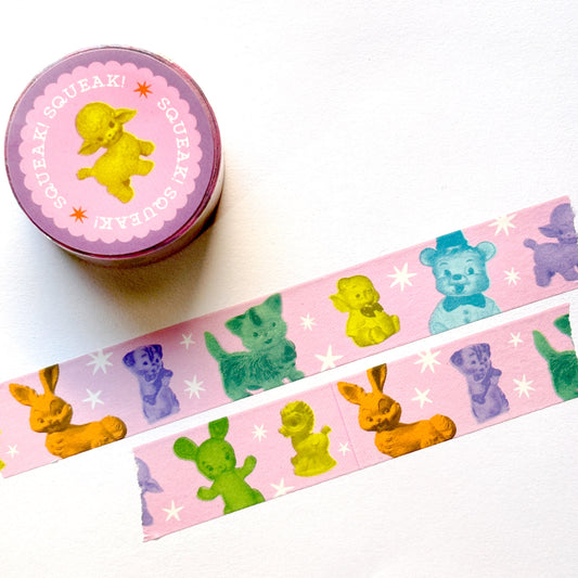 Squeak! Squeak! Wide Washi Tape