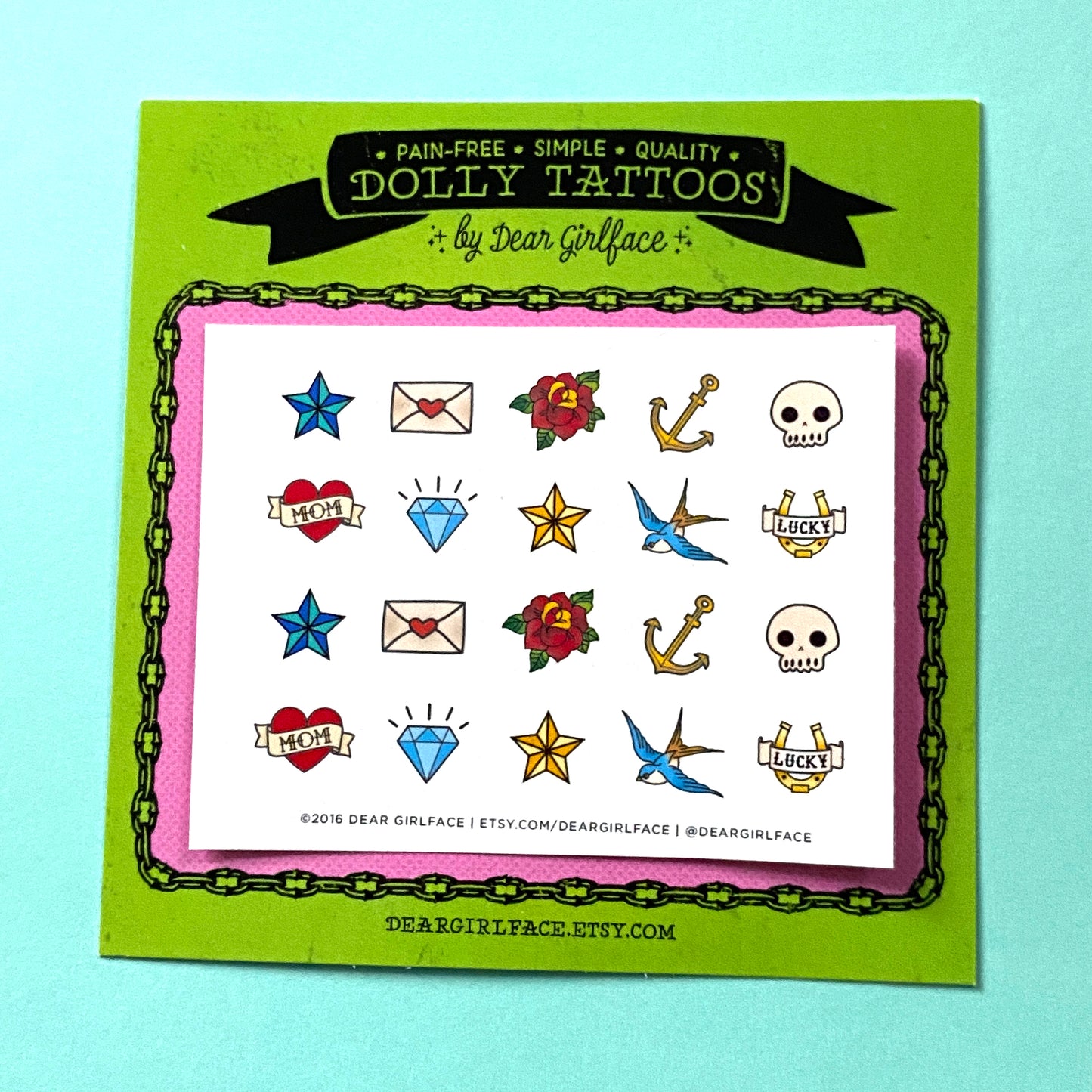 Dolly Tattoos / Traditional Flash Set