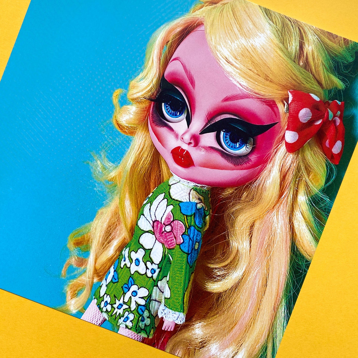 Pink Trixie 8x8 Art Print