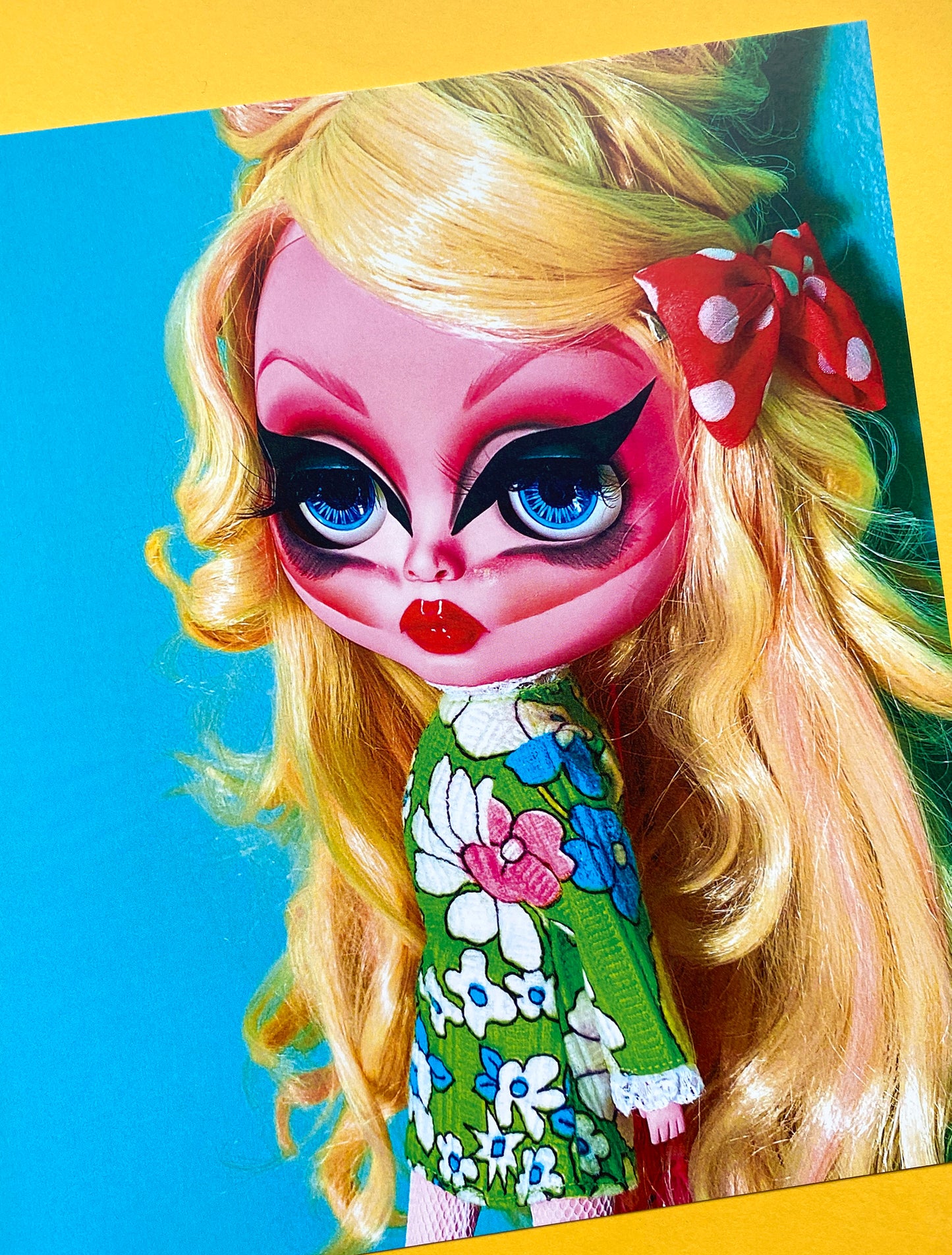 Pink Trixie 8x8 Art Print