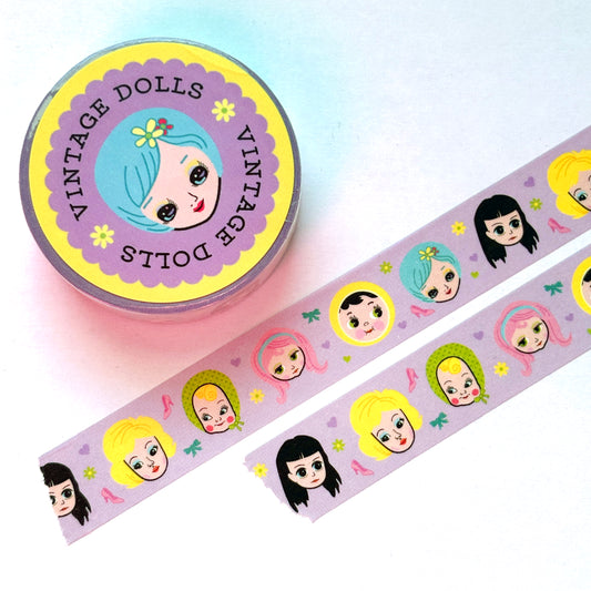 Vintage Dolls Washi Tape